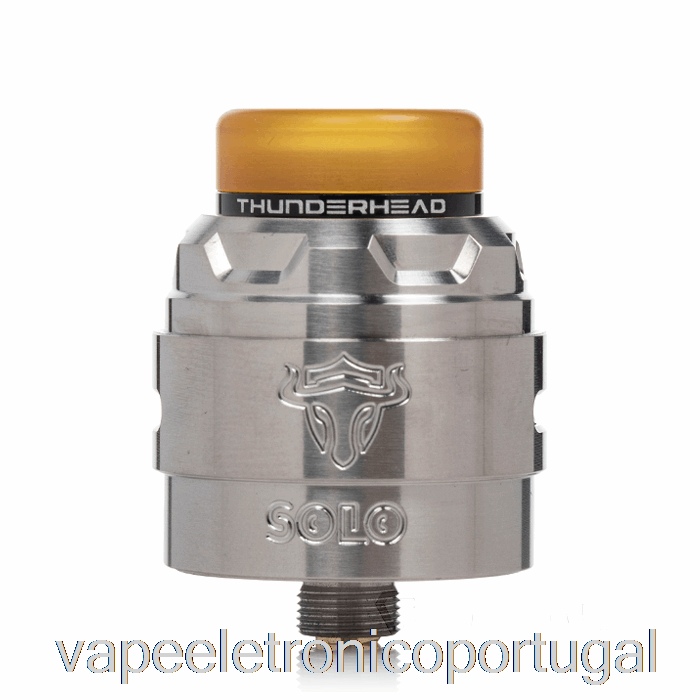 Vape Eletrônico Thunderhead Criações Tauren Solo V1.5 24mm Rda Aço Inoxidável